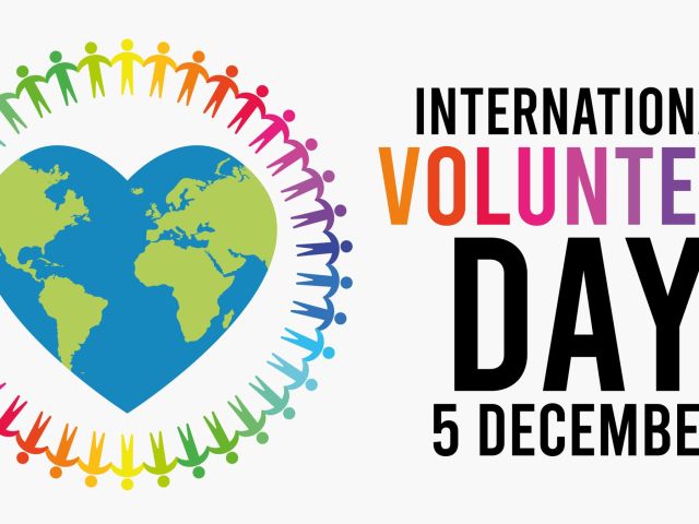 World event, International Volunteer Day 5 December, Vector illustration